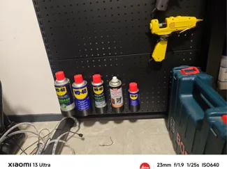 五金少女洞洞板配件-WD40支架 三种尺寸，独立挂架，罐装收纳架，WD40收纳架，圆形洞洞板配件