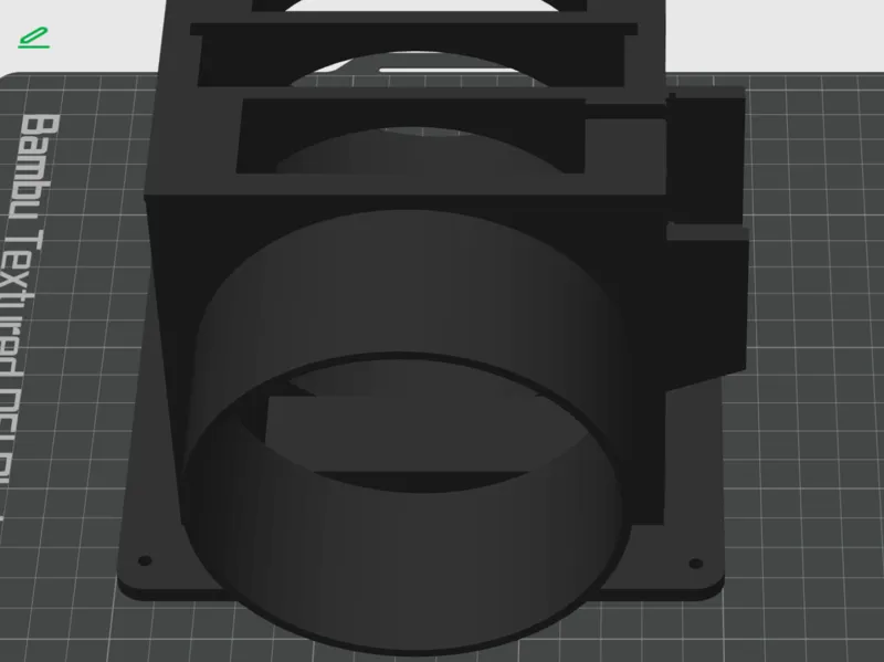 P1S exhaust filter holder with standard 80mm fans