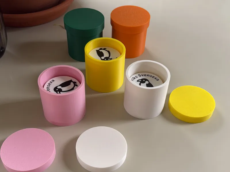 Simple Storage Container with Lid (54mm)
