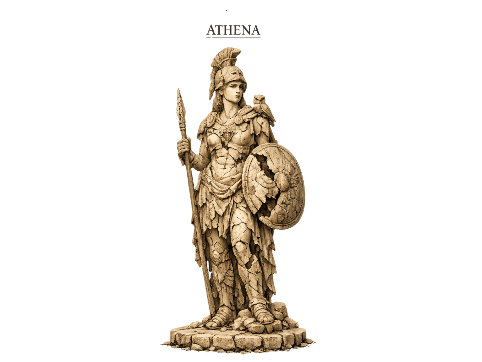 Athena greek statue Broken gods 3 of 10