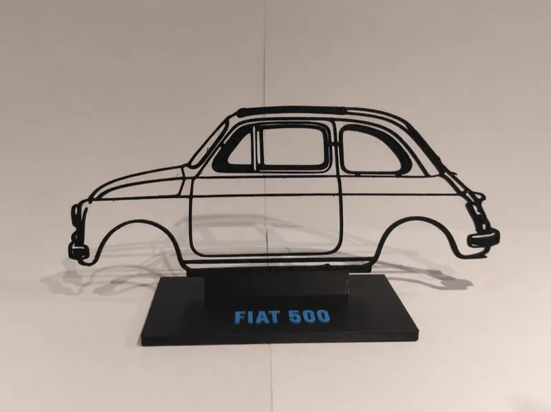 Silhouette Fiat 500