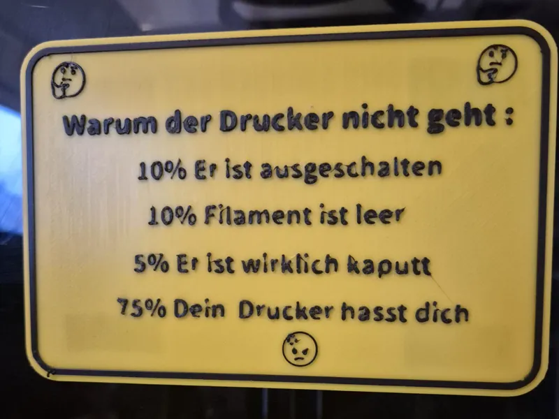 Drucker geht nicht