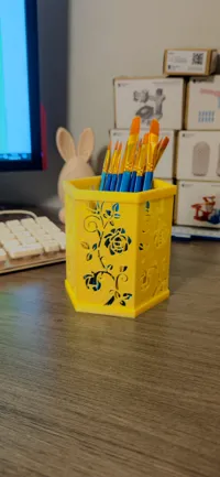 Pot à crayons rose — photo 2