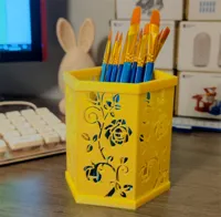 Pot à crayons rose — photo 1