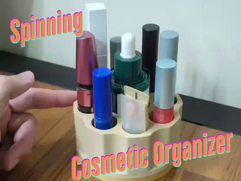 Spinning Cosmetic Organizer with 608 Bearing