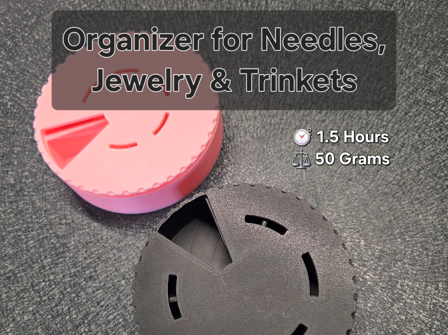 Rotary Organizer for Needles, Jewelry & Trinkets