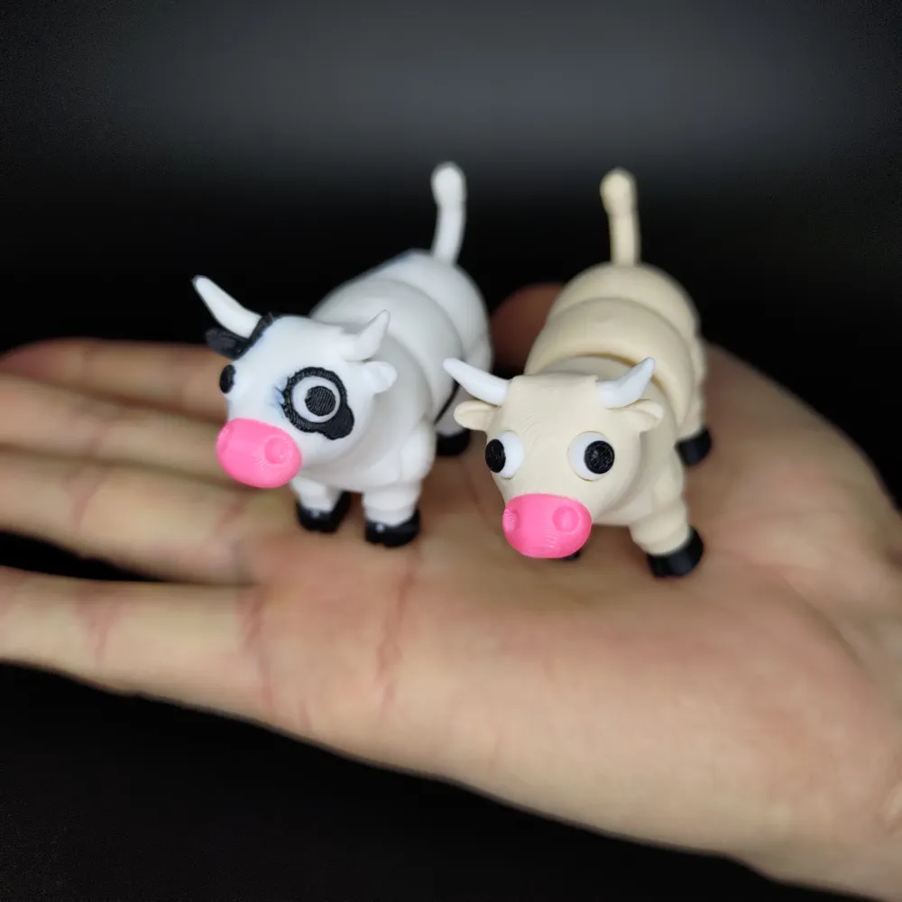 Flexi cow - Free 3D Print Model - MakerWorld