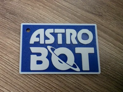 Astro Bot Keychain