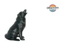 Loup low poly décoratif — Nox — photo 4