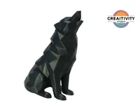 Loup low poly décoratif — Nox — photo 5