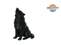 Loup low poly décoratif — Nox — photo 2