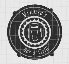 Vinny's All Star Bar & Grill Coaster