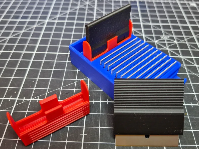 Blade Scraper and storage stand