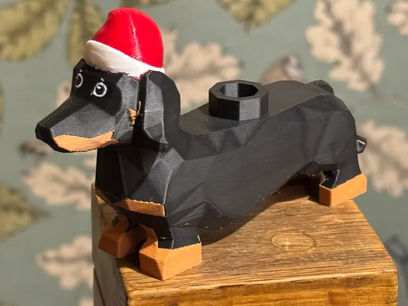 Xmas Brick Dachshund