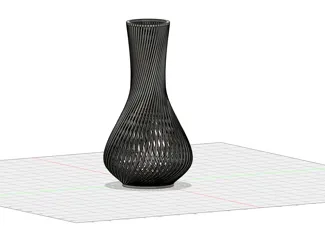 Vase for brick flowers
