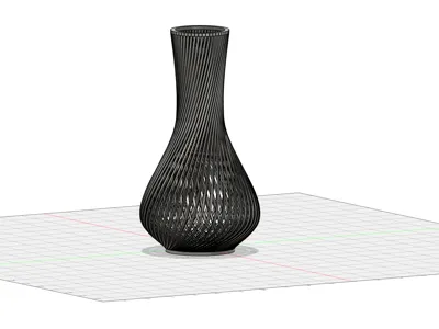 Vase for brick flowers