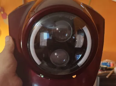Printed LED Headlight Mount 5.75" — Volta VS2