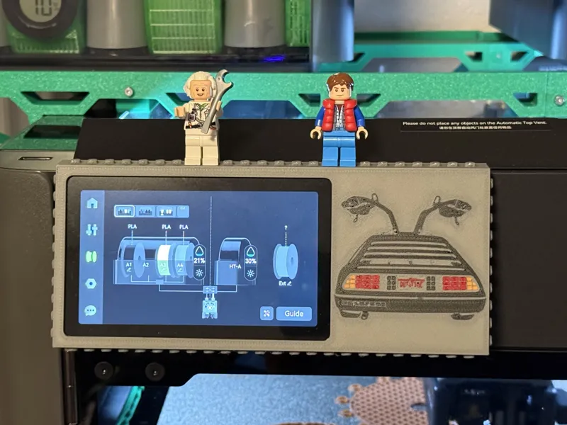 H2 Series Brick Display Frame - Back to the Future