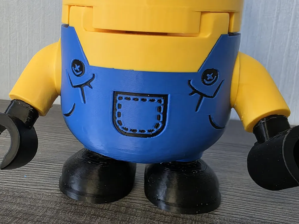 Minion Kevin - Despicable Me - 500% ~25cm BigBrick - Free 3D Print ...
