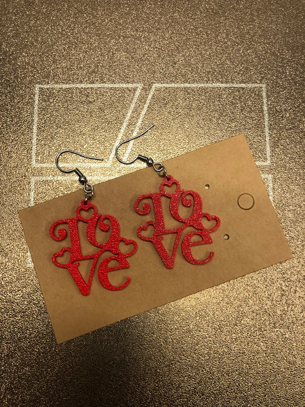 Love earrings by Simon3D - MakerWorld