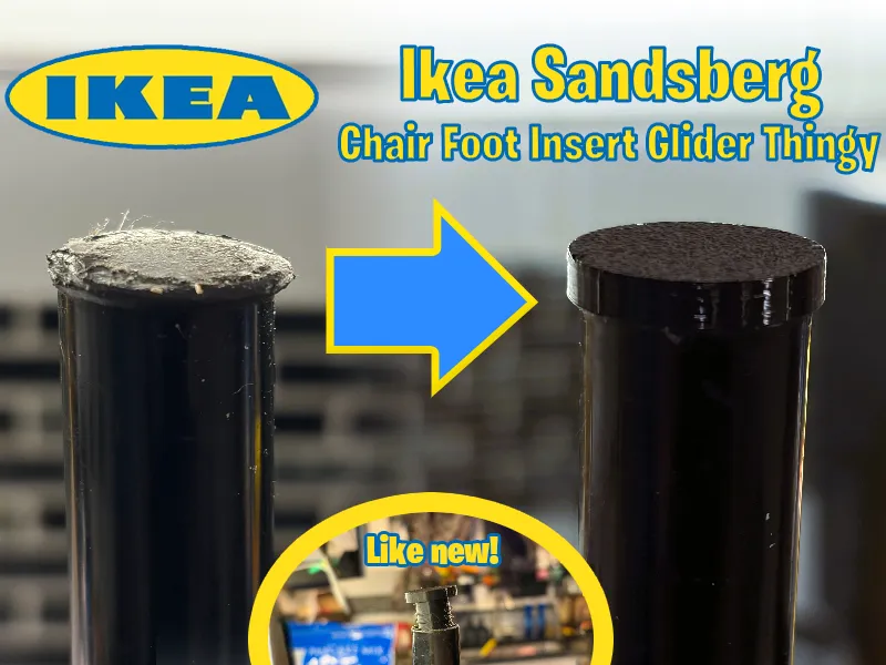 IKEA Sandsberg Chair Foot Insert Glider Thingy