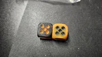 0.2mm layer 3 walls25% infill X2D no AMS,Bicolor dual nozzle