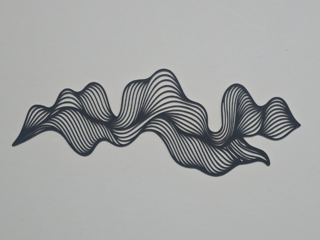 Sinuosità 2 - Wall art arte murale astratta