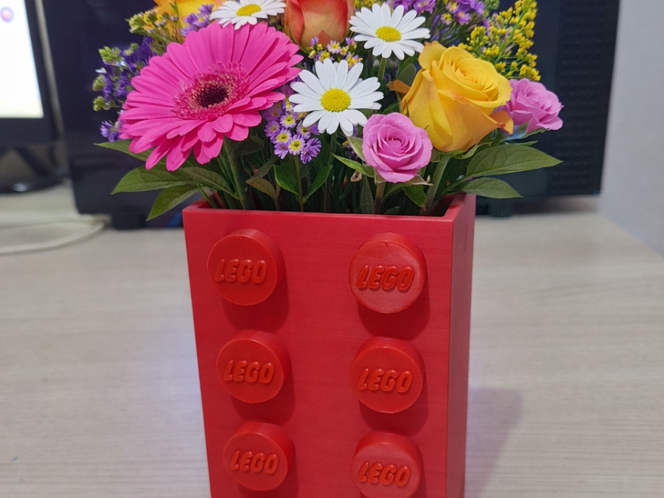 Iconic  Brick Flower Vase