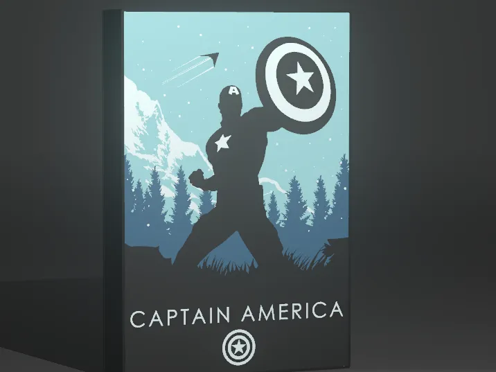 Captain America Light Box