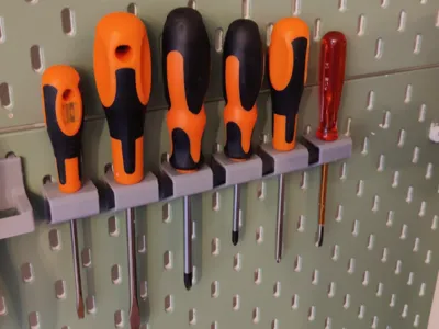 Ikea Skadis Screwdriver Mounts