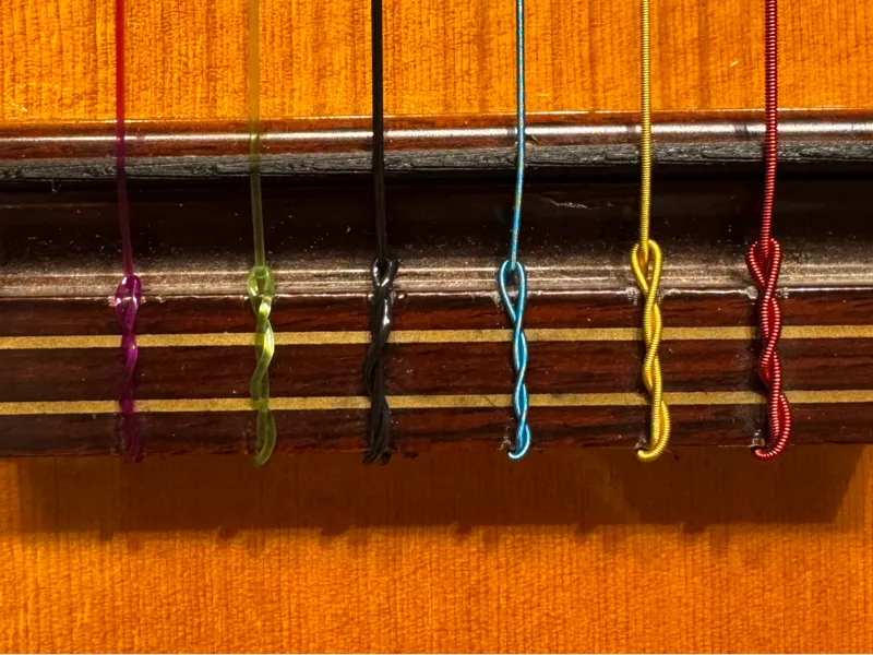 Sillet de chevalet pour guitare classique