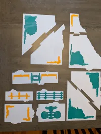 Resized Triangle - Terrain Features Imprinted