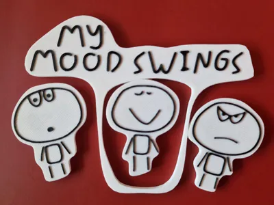 Mood Swings Magnet Set - 4 Piece (Support-Free)