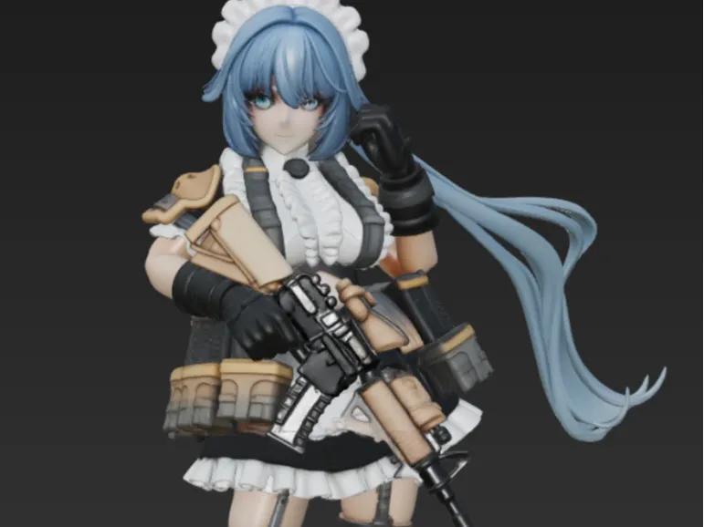 SNAIL SHELL RA  Tactical Maid Tokiwa Kazune Action