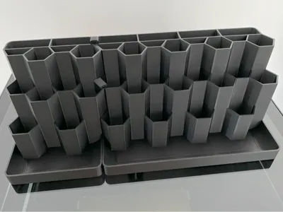 Modular Hex Desk Organiser / Pen or Tool Holder