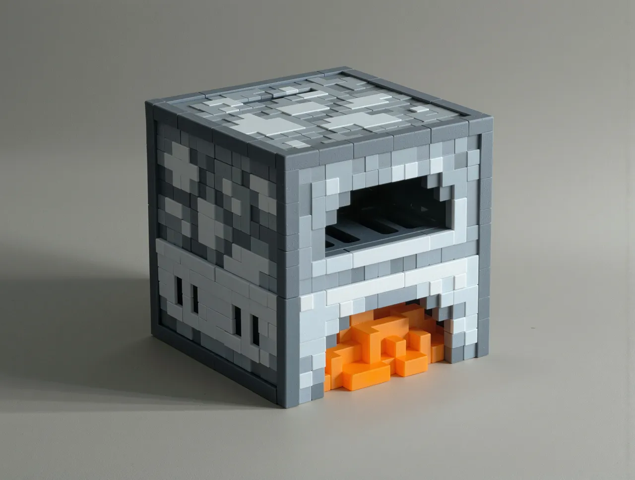 Minecraft Furnace Nightlight with Secret Money Box view 4