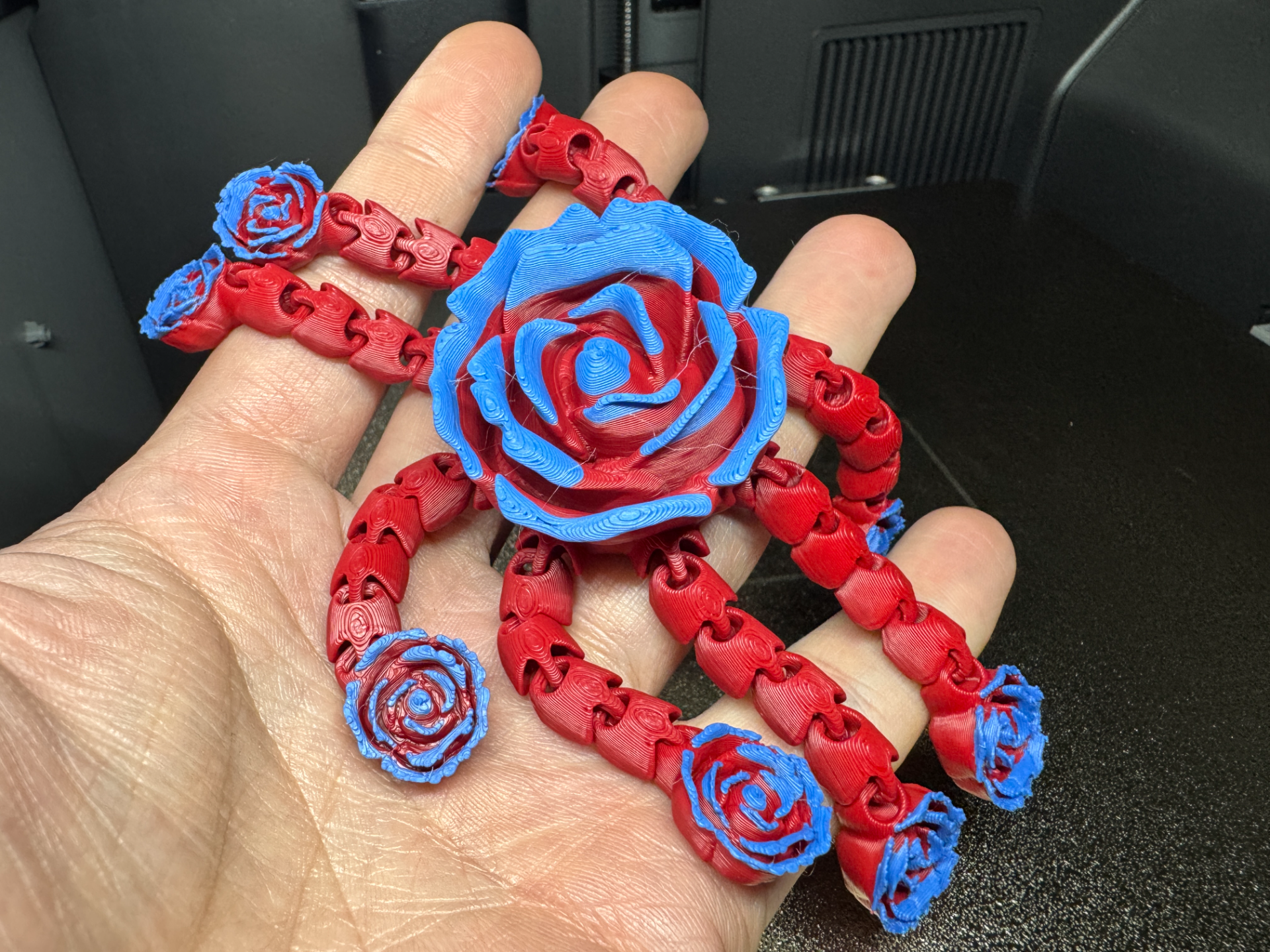 Rosetopus - Rose Flexi Octopus