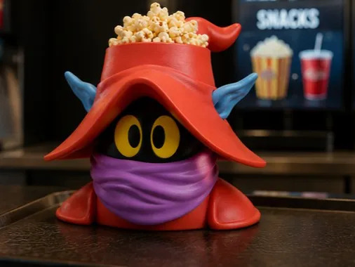 fantasy wizard popcorn bucket