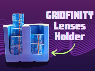 Gridfinity contact lenses holder
