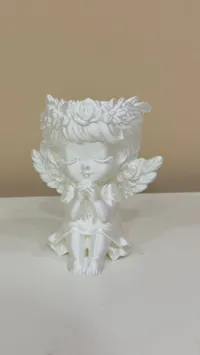 Petit vase ange pour baptême — photo 3