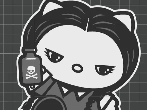 Hello kitty Wednesday post it