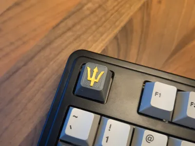 Trident keycap 