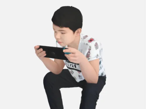Child concentrating