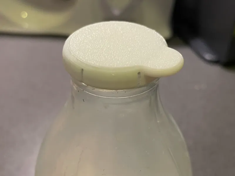 Glass Milk Bottle Top
