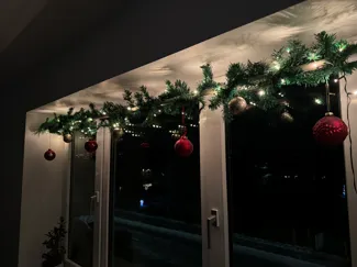 Christmas Window decoration mount.
