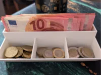 Organisateur compact pour pièces et billets — photo 3
