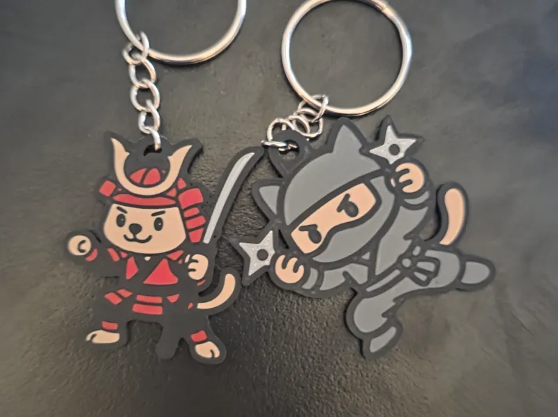 Animal Warriors Keychain
