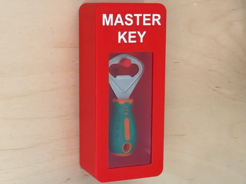 Master Key funny box gift with movable pin