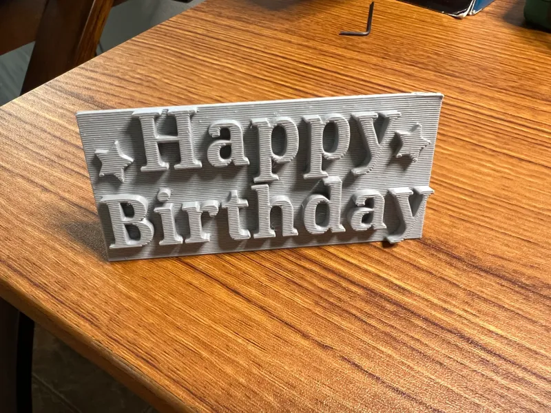 Happy Birthday Display