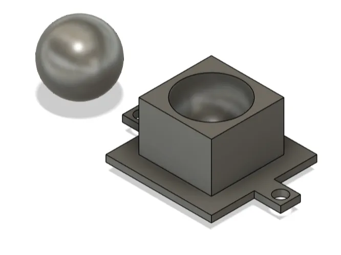 19mm Height PLA Caster Bearing Wheel